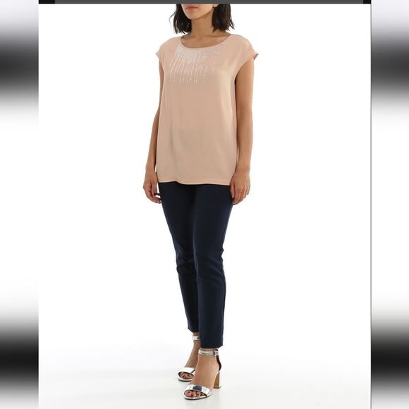 NWT Fabiani Filippi Silk blend crêpe blouse - Picture 6 of 9